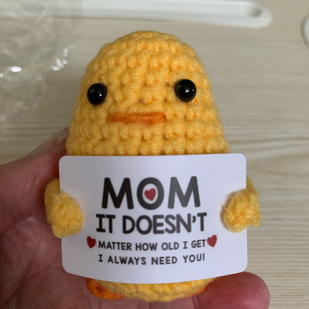 Yellow Crochet Chick for Mom!